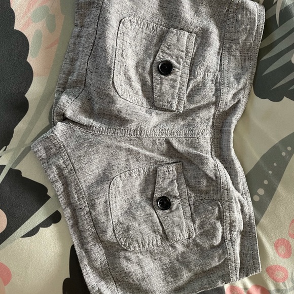 Button Front Express Shorts - Picture 2 of 3